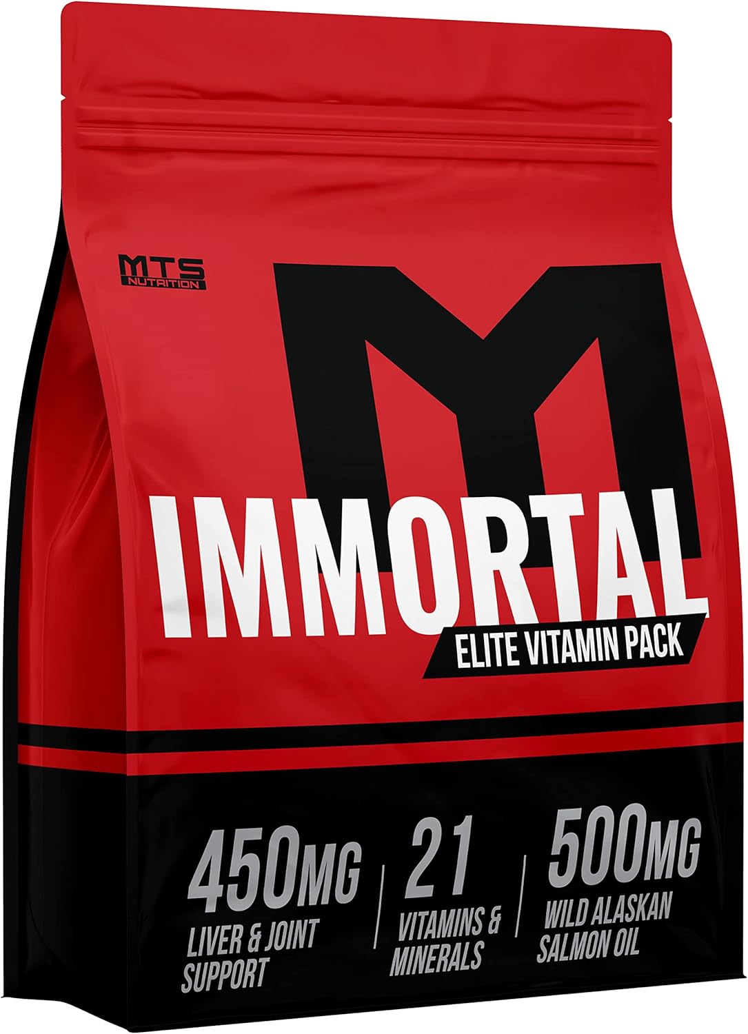 MTS Nutrition Immortal Elite Multivitamin - Daily Vitamins for Men & Women | Includes Vitamins A, C, D, E, B1, B2, B5, B6, B-12 | 30 Packets