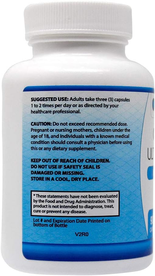 Multi Collagen Capsules Ultra Complex - Anti-Aging, Hair, Skin, Nails, Joints - Types I, II, III, V & X - 1800mg, 90 Capsules