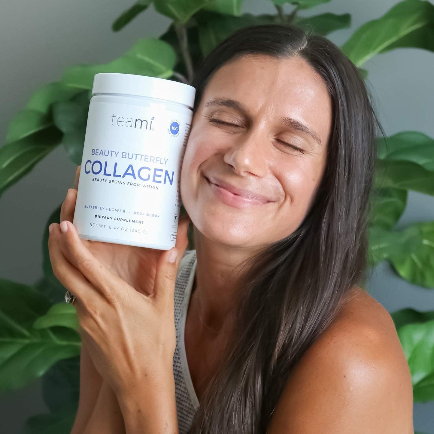 Multi Collagen Peptides Powder for Skin, Hair, Nail & Joint Support | Teami Marine Collagen Powder for Women & Men | Butterfly colageno hidrolizado | Delicious Taste | 10g per Serving - BoostGo Australia