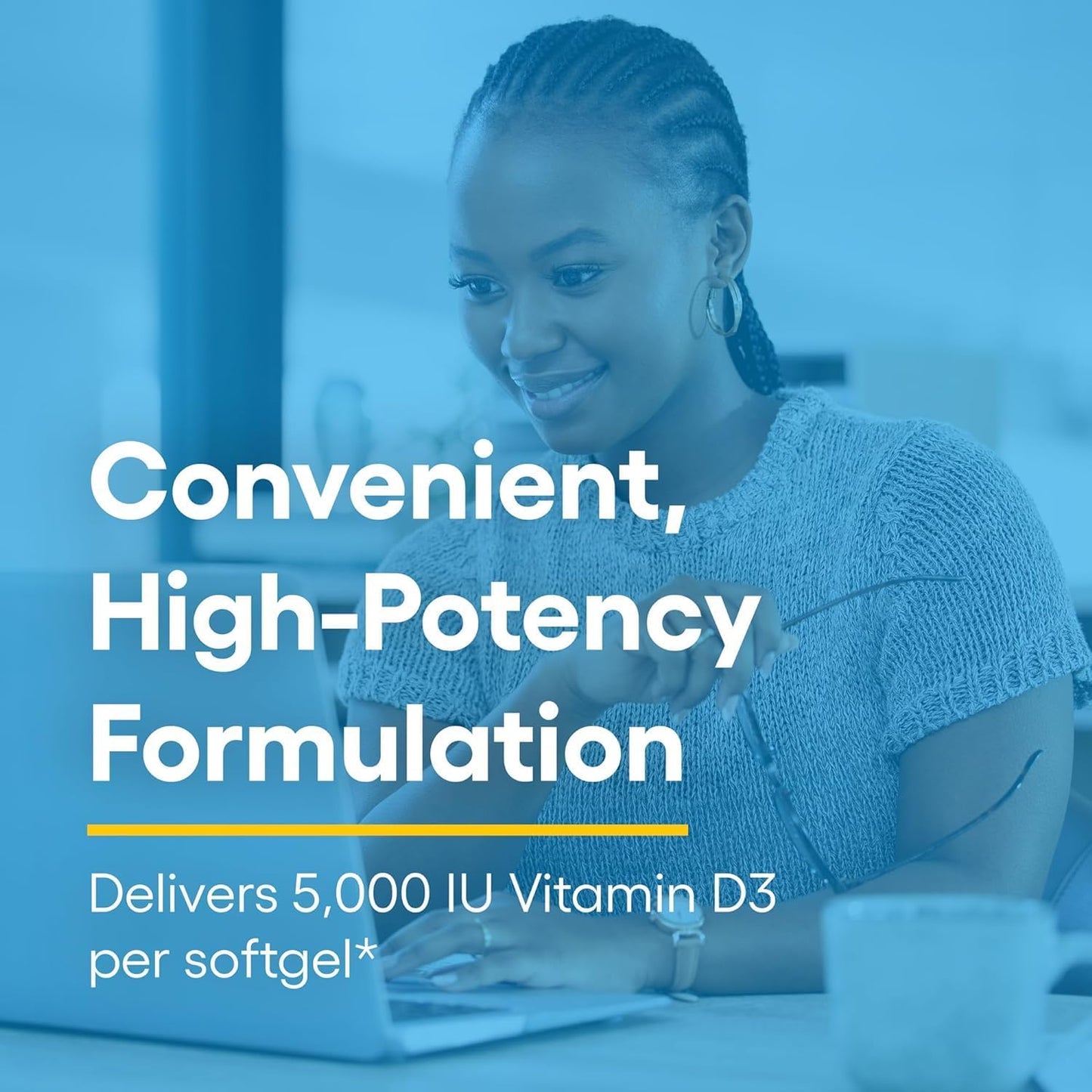 Multi-Pack of Natural Factors Vitamin D3 5000 IU Softgels - 240 Count