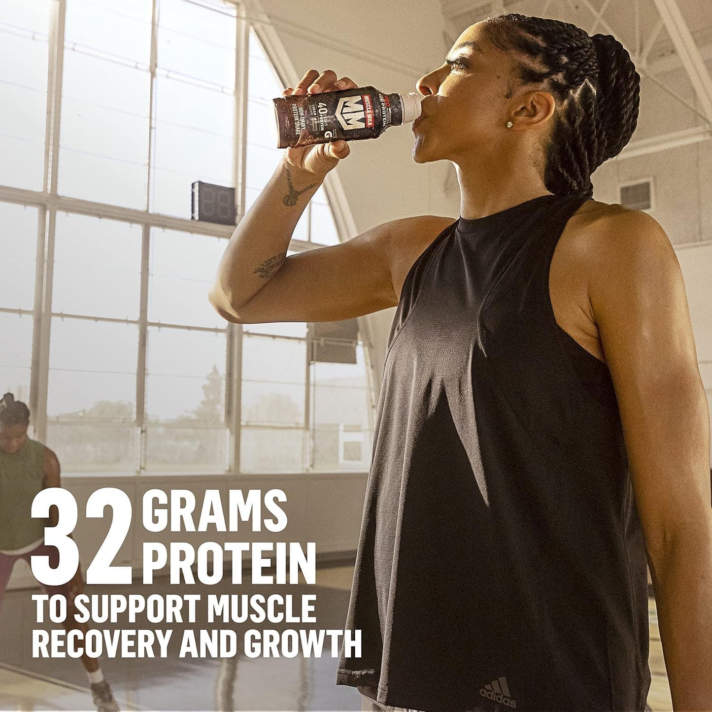 Muscle Milk Pro Advanced Nutrition Slammin' Strawberry Protein Shake, 11.16 Fl Oz (12 Pack), 32g Protein, 1g Sugar, 16 Vitamins & Minerals, 5g Fiber