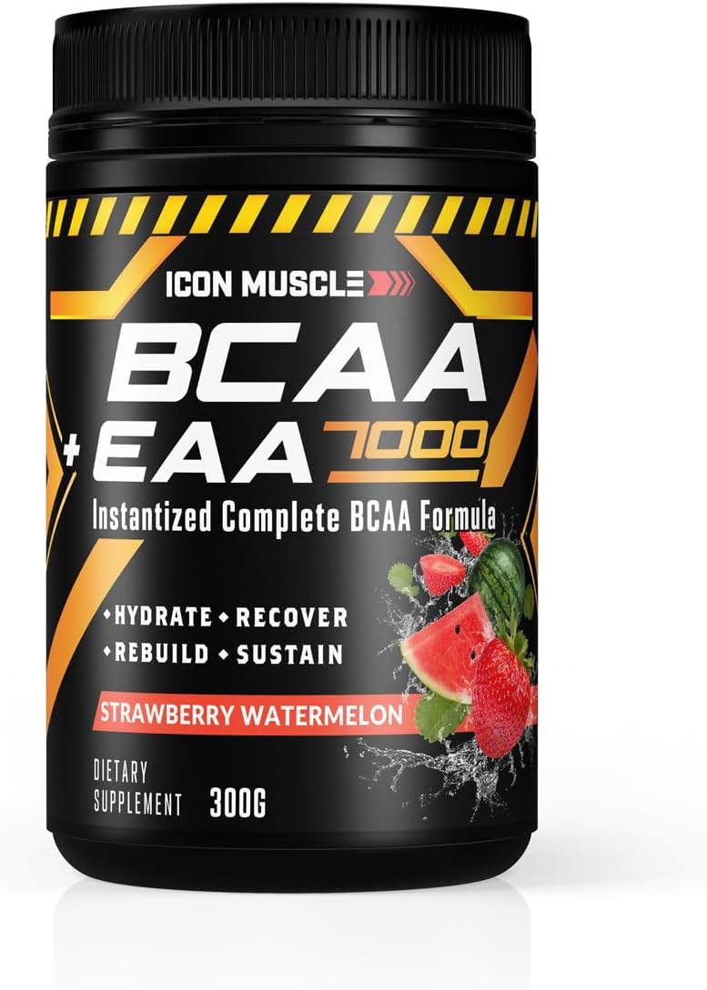 Muscle Recovery Supplement Powder with BCAA and EAA | Hydration Post Workout | Strength for Men & Women | 30 Servings