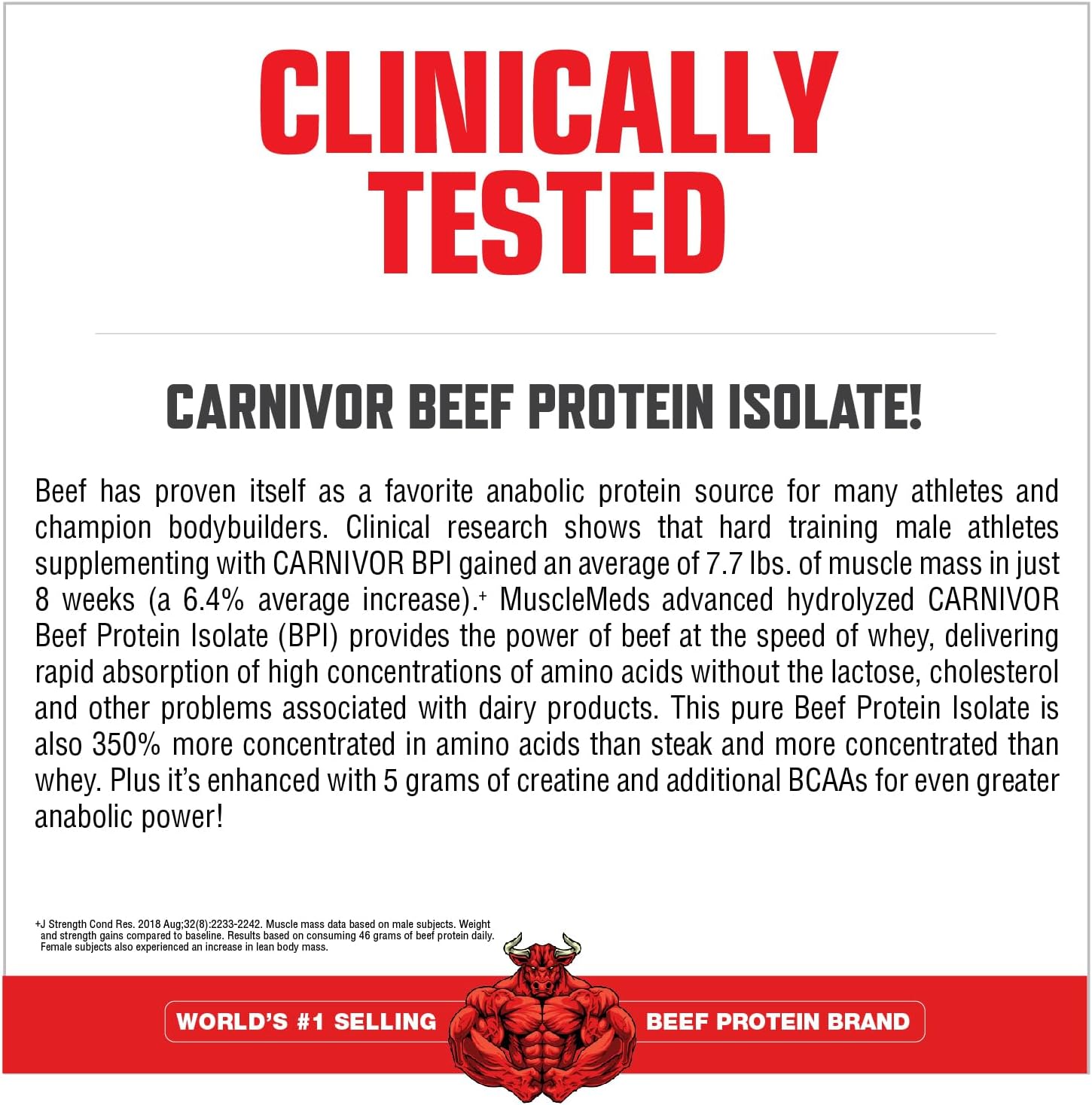 MuscleMeds Carnivor Mass Chocolate Big Steer 1250, 15 lb - Large Size, Various Packaging