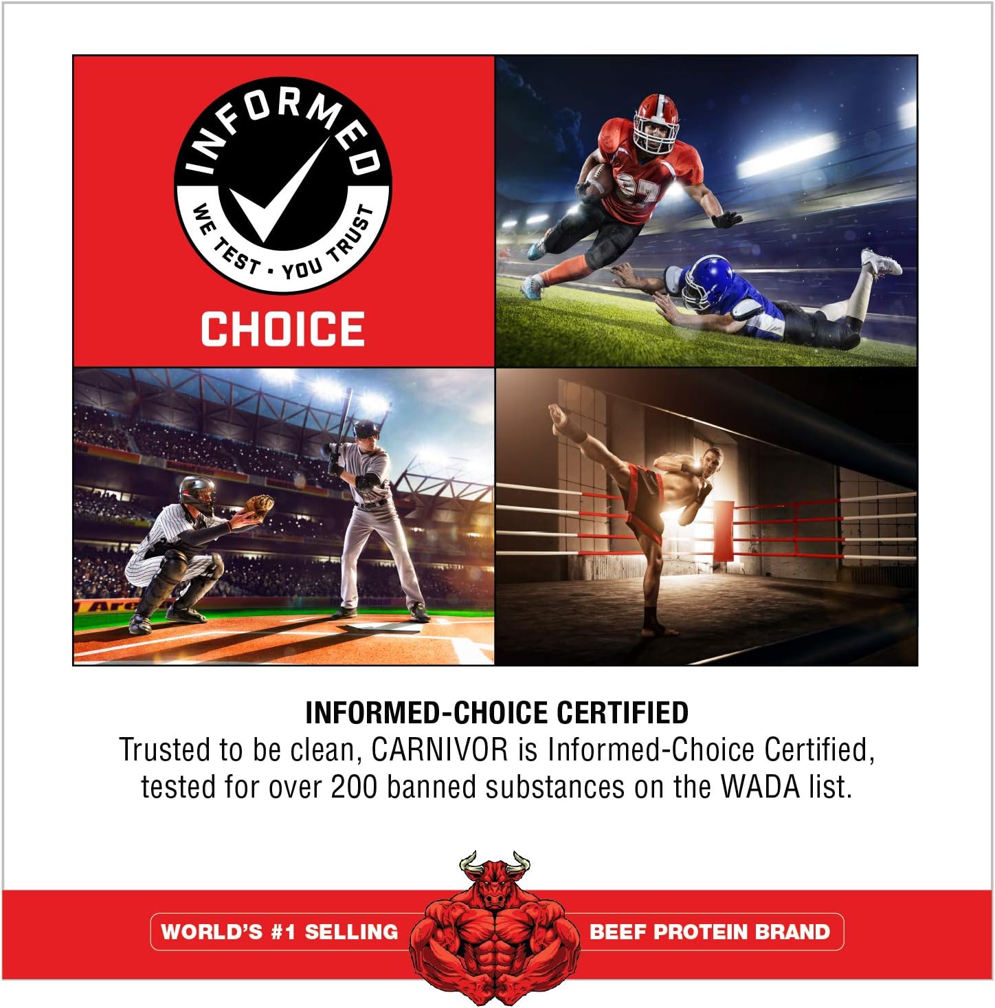 MuscleMeds Carnivor Vanilla Caramel Protein Powder 1.95 lb - Light Brown