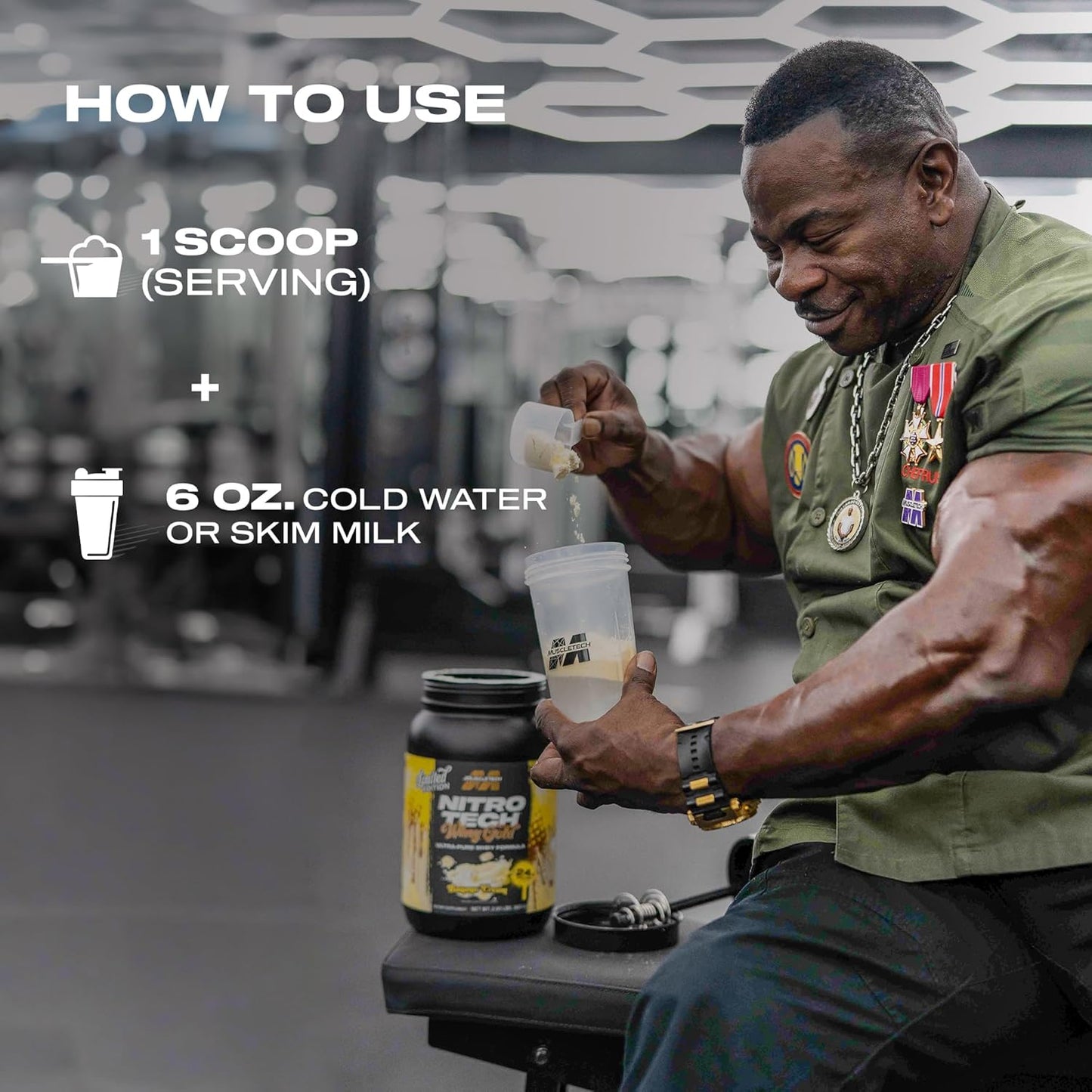 MuscleTech Nitro-Tech Whey Protein Isolate Smoothie Mix (Chocolate Peanut Butter, 2LB) - 24g Protein for Lean Muscle & Fast Recovery - Gluten-Free Formula for Men & Women