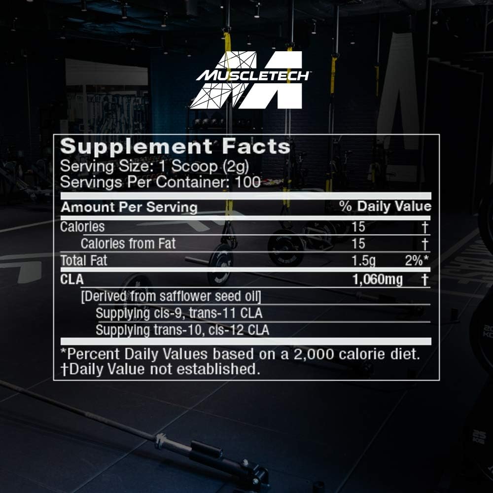 MuscleTech Platinum Ultra Pure CLA Supplements - 800mg Per Serving - Anti-Catabolic Support - Stimulant-Free - 90 Pills