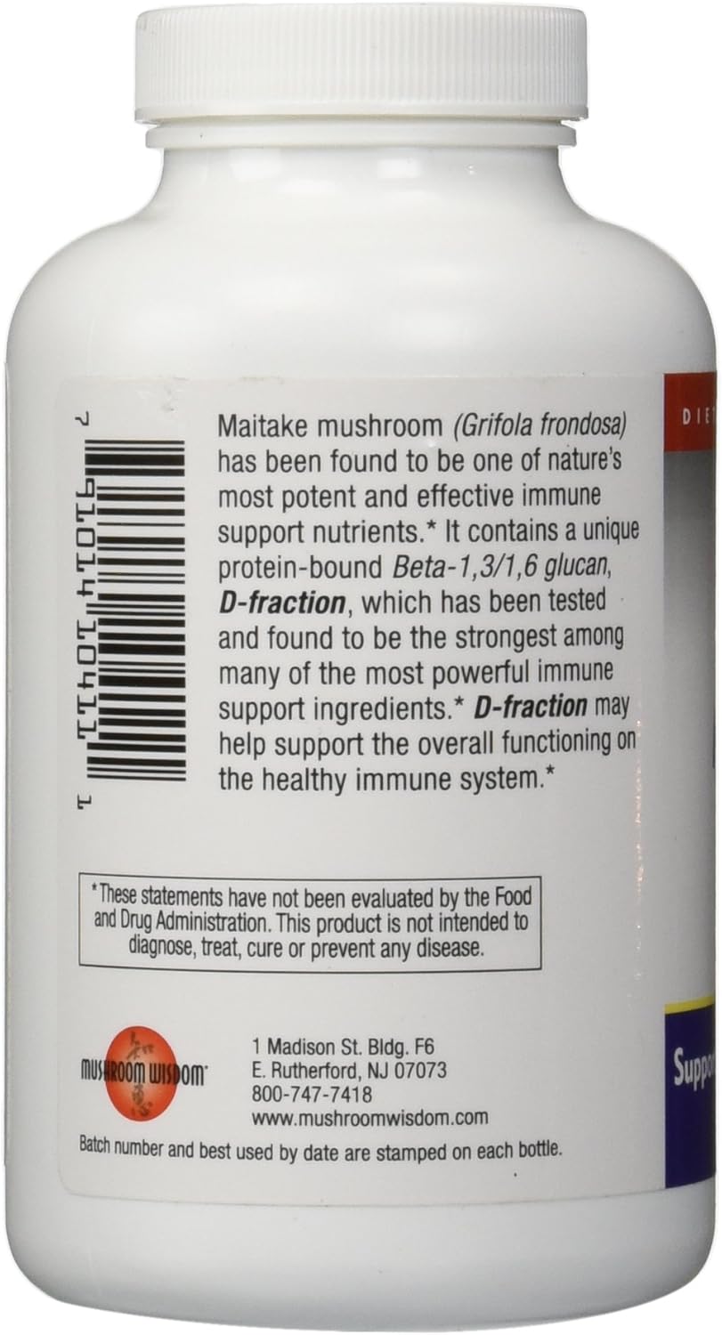 Mushroom Matrix Maitake Mushroom Extract D-Fraction Capsules - 360 Count