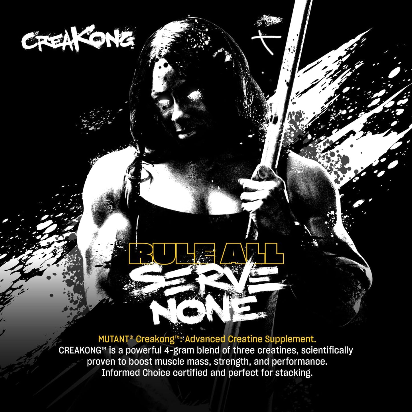 Mutant Creakong: Premium Creatine Supplement with Workout Boost Absorption Accelerator - 2.2 lbs