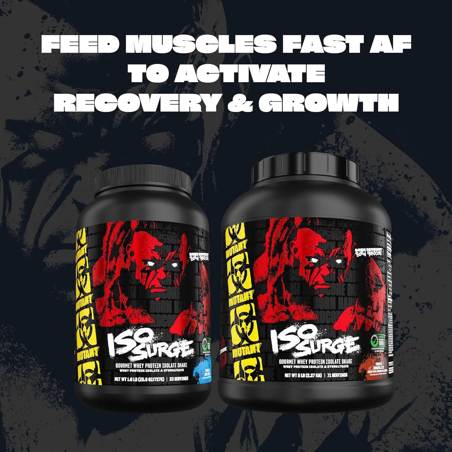 MUTANT ISO SURGE Coconut Cream Protein Powder, 1.6lb (727g) - Pack of 1