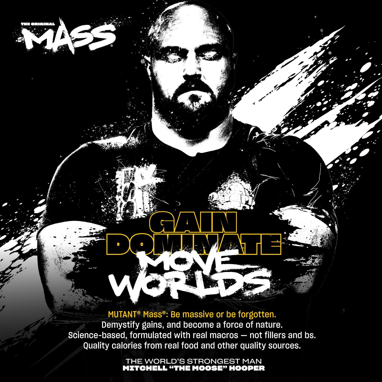 Mutant Mass Weight Gainer Protein Powder - Ultimate Mass Builder for Men - 15lb Triple Chocolate Flavor