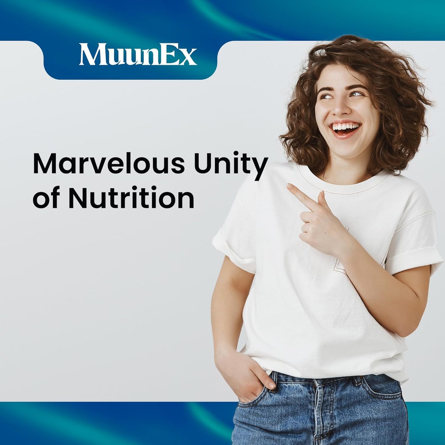 MuunEx Magnesium Glycinate 2,500mg Supplement for Muscle, Nerve, Bone, and Heart Support - Gluten Free, Non GMO - 90 Vegan Capsules