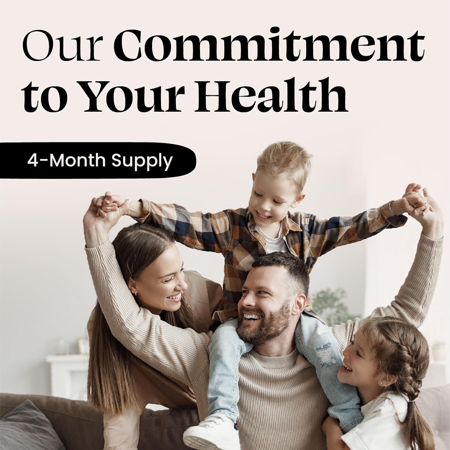 MUUU Bovine Colostrum Supplement Powder for Gut Health, Immune Support, Hair, Skin, Nails - Unflavored, 120 Servings