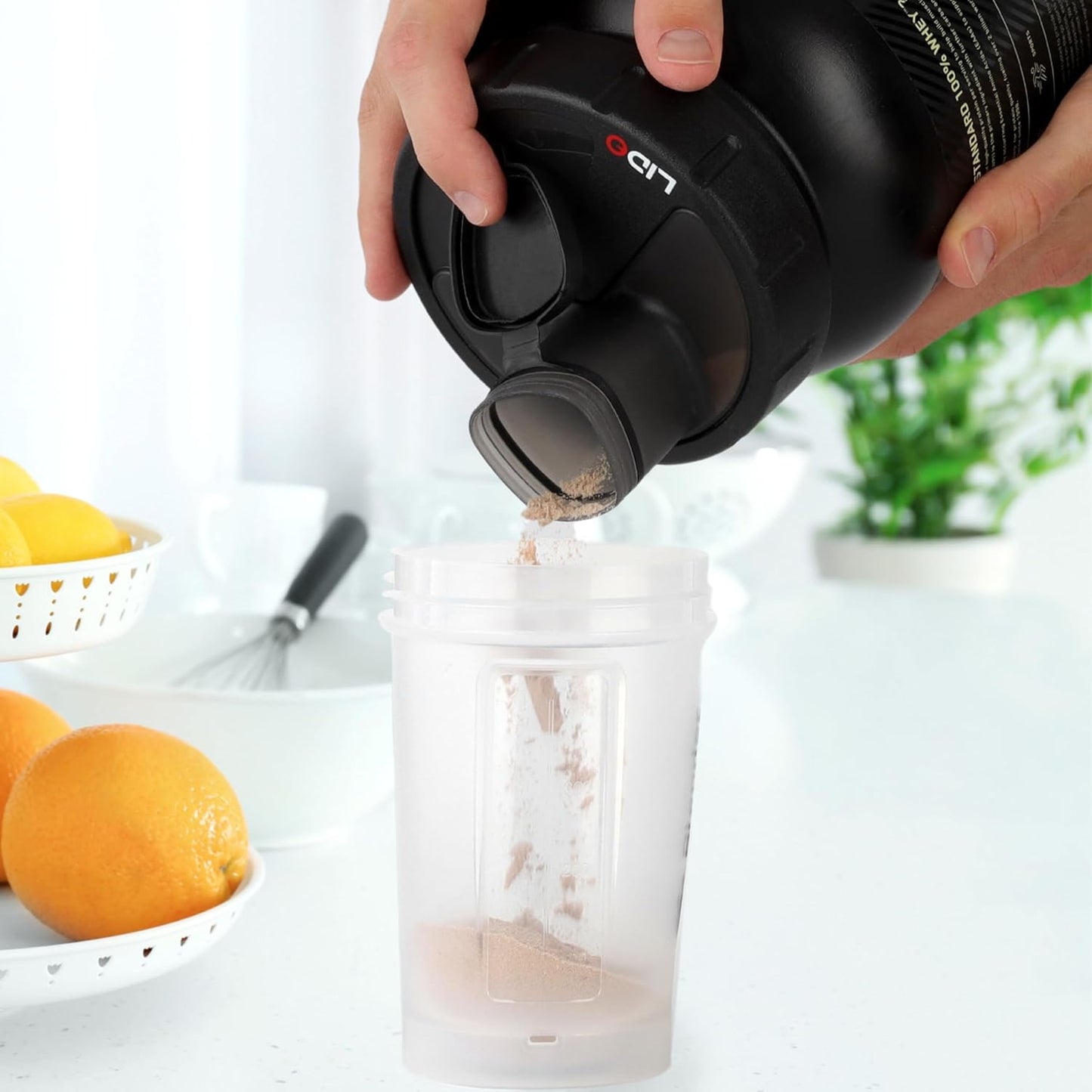 Mylido Medium and Large Protein Dispenser Set - Convenient Storage Solution