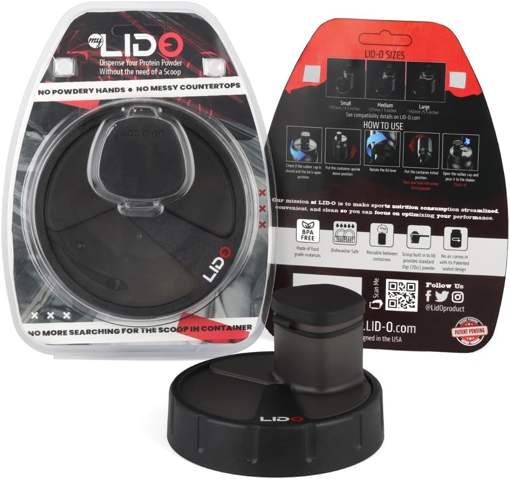 Mylido Medium and Large Protein Dispenser Set - Convenient Storage Solution