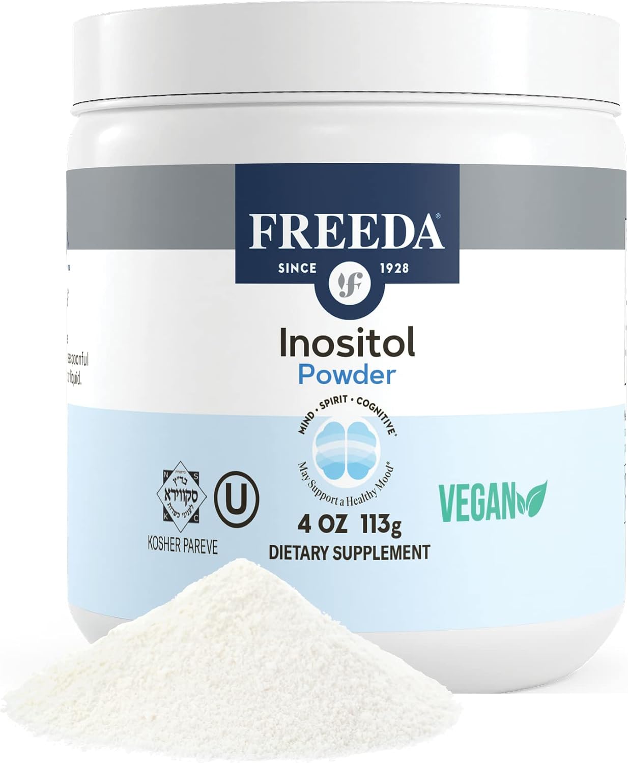 Myo-Inositol Powder for Women - Hormone Balance & Fertility Support - PCOS Supplement with Vitamin B8 - Mood Improvement - 4 oz - BoostGo Australia