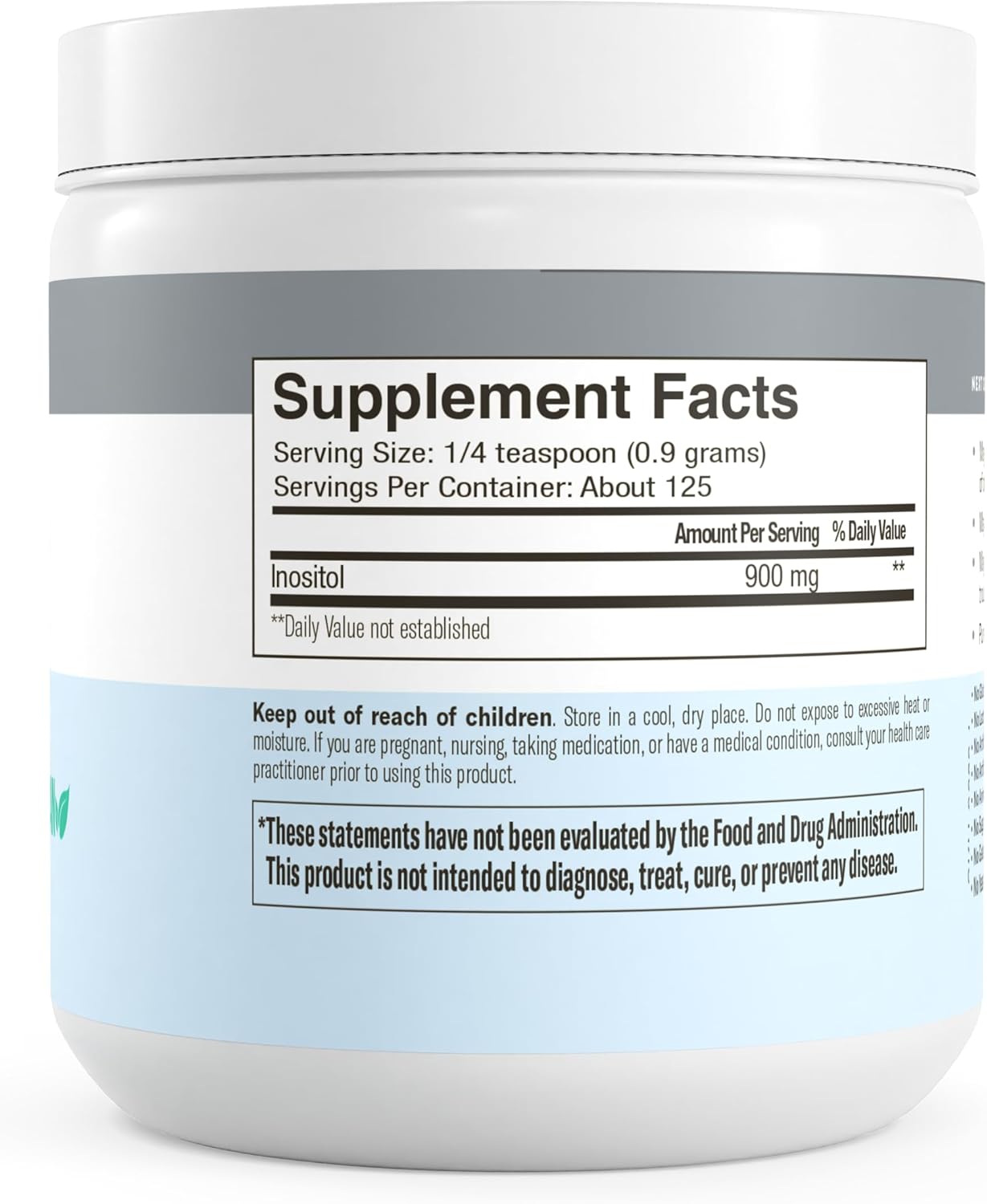 Myo-Inositol Powder for Women - Hormone Balance & Fertility Support - PCOS Supplement with Vitamin B8 - Mood Improvement - 4 oz - BoostGo Australia