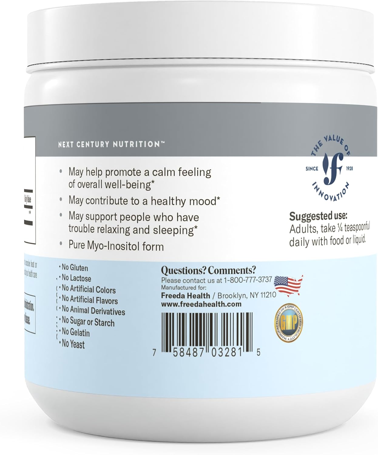 Myo-Inositol Powder for Women - Hormone Balance & Fertility Support - PCOS Supplement with Vitamin B8 - Mood Improvement - 4 oz - BoostGo Australia