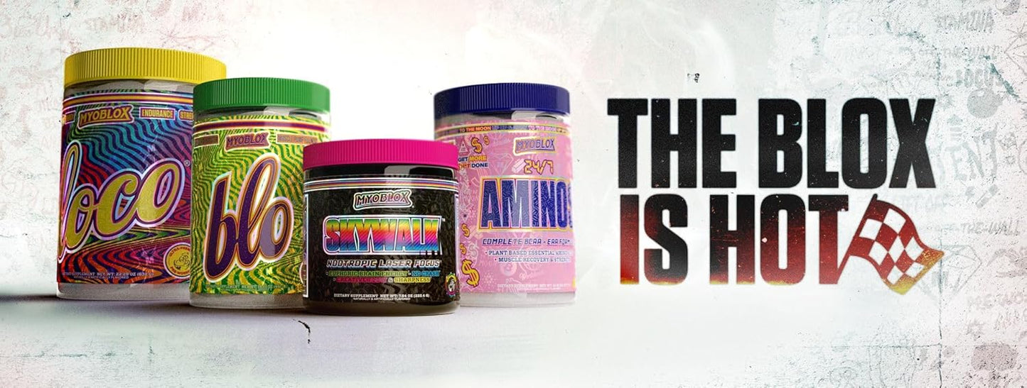 MyoBlox Skywalk Nootropic Brain Supplement - 40 Scoops, Color Money