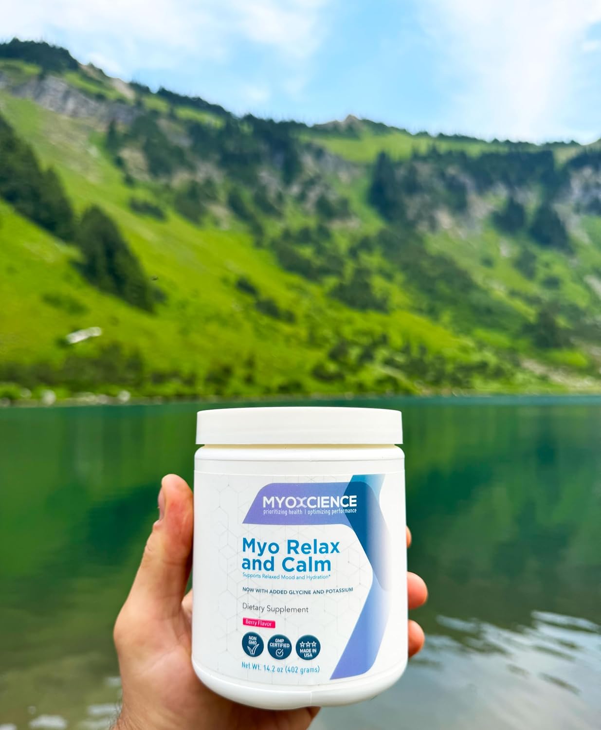 Myoxcience Myo Relax & Calm Supplement - Supports Sleep, Neurotransmitters, and Hormones - Berry Flavor