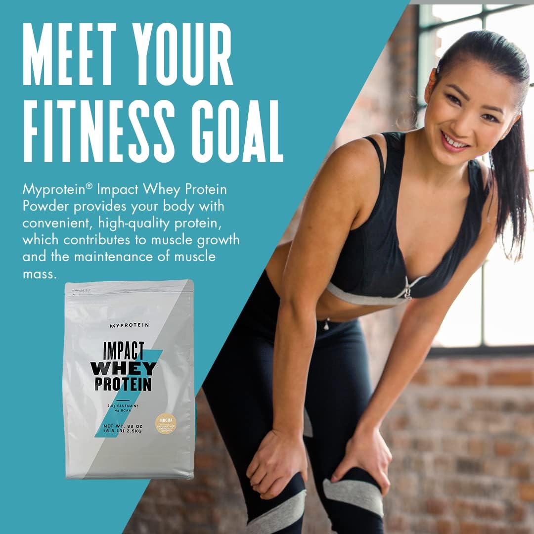 Myprotein Impact Whey Isolate Mocha Protein Powder - 5.5 lbs - Daily Protein Drink Mix for Superior Performance - BoostGo Australia