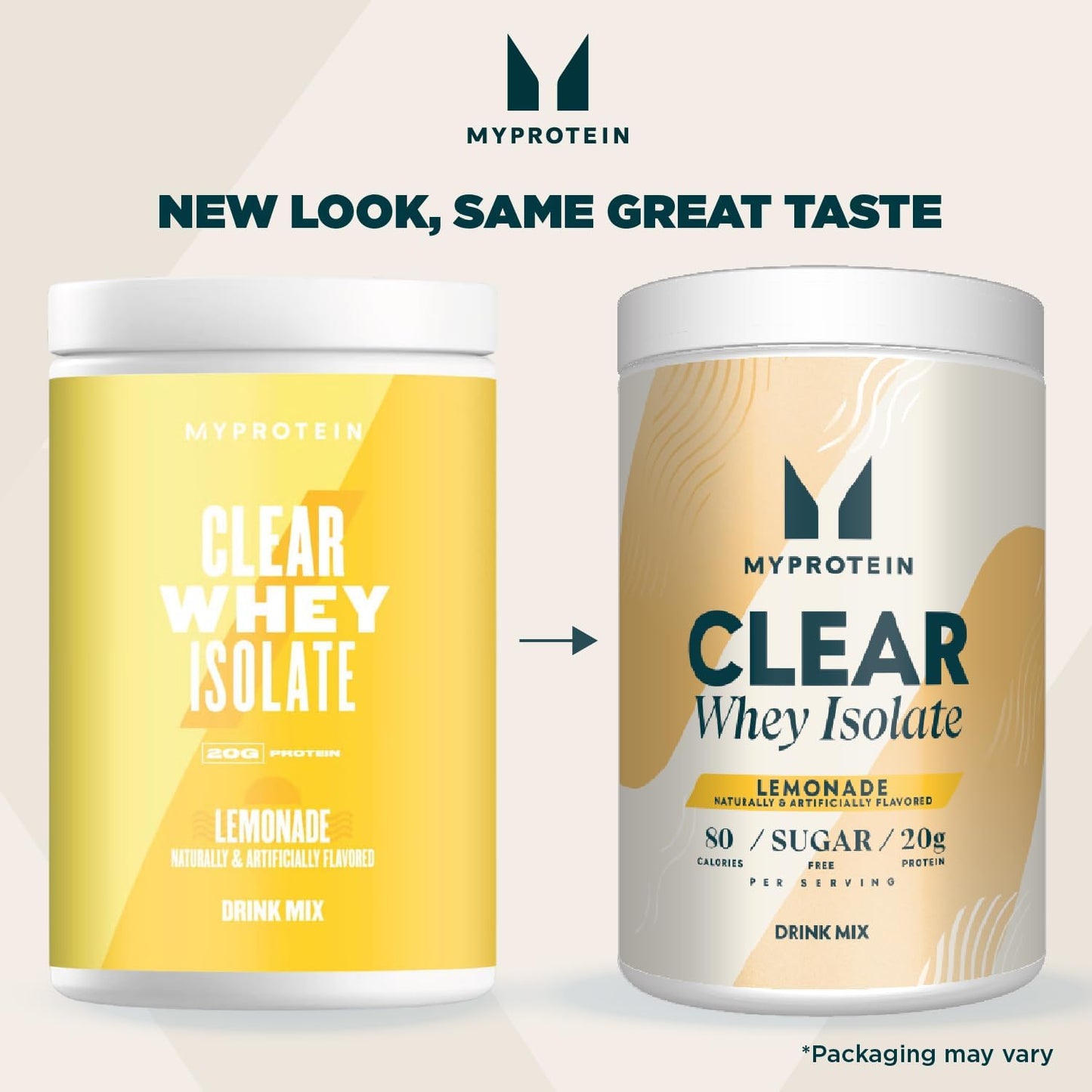 Myprotein Lemonade Clear Whey Isolate Protein Powder - 1.1 Lb (20 Servings), 20g Protein, Naturally Flavored Drink Mix - BoostGo Australia