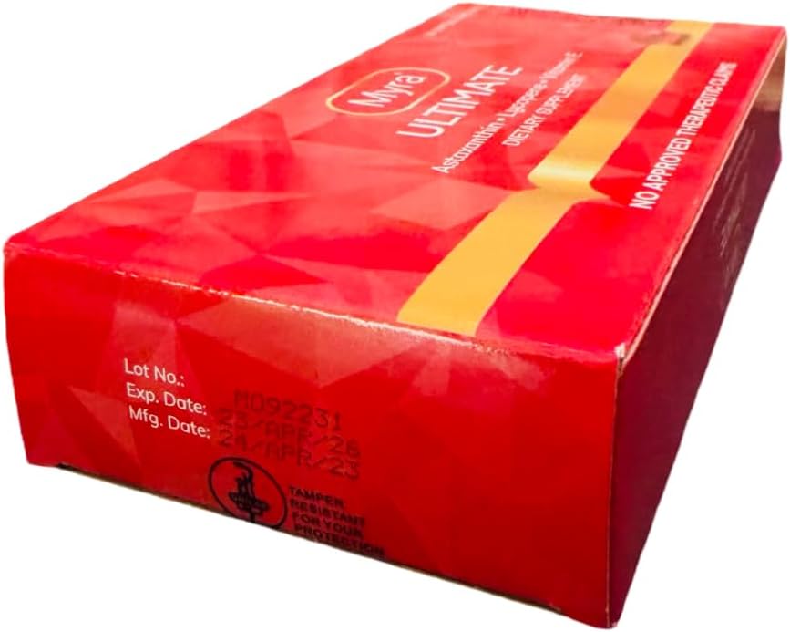 Myra Ultimate Softgel Capsules with Astaxanthin, Lycopene, and Vitamin E - 30 Count