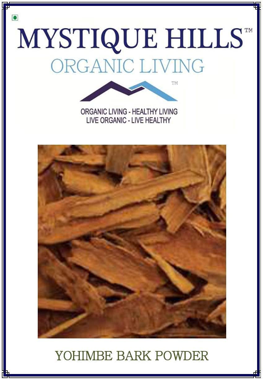 Mystique Hills Yohimbe Bark Powder - 50g for Enhanced Performance