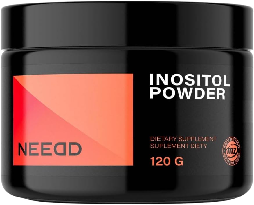 MZ Myo-Inositol + D-Chiro-Inositol Powder - 120g - 2000mg per Serving - Vegan, Additive-Free - 60 Servings