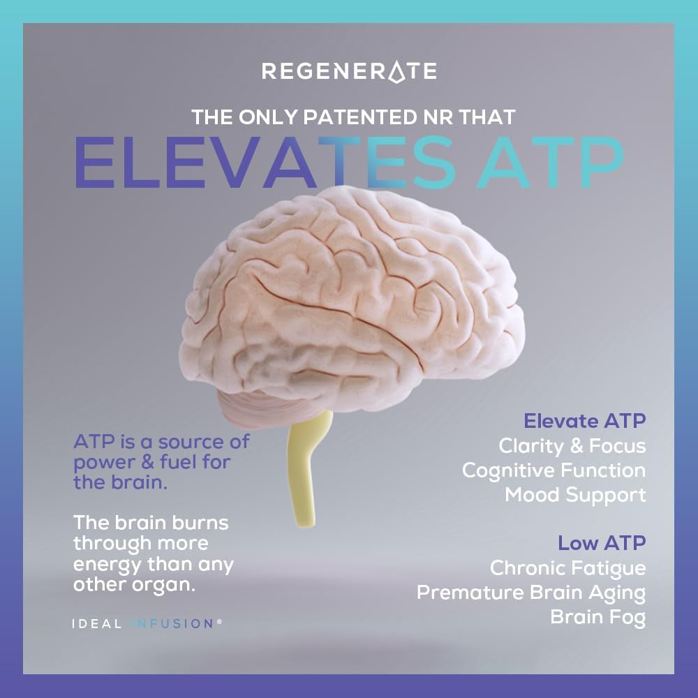 NAD & NR Biosynthesis Supplement for Cardiovascular Health & Muscle Vitality - Sustained Release Formula with ATP Boost (60 Servings)