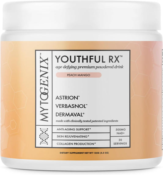 NAD+ Supplement Drink Mix Powder for Cellular Vitality, Anti-Aging, Energy, and Skin Health