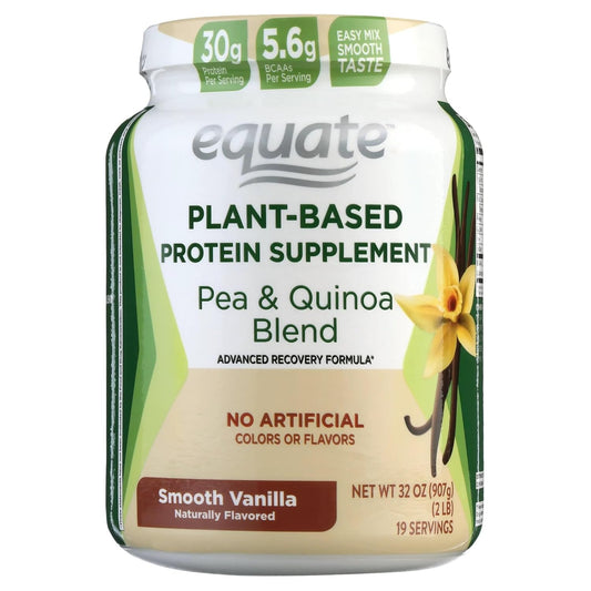 Naisian Equate Vanilla Plant-Based Protein Supplement 2 Lbs - New Formula