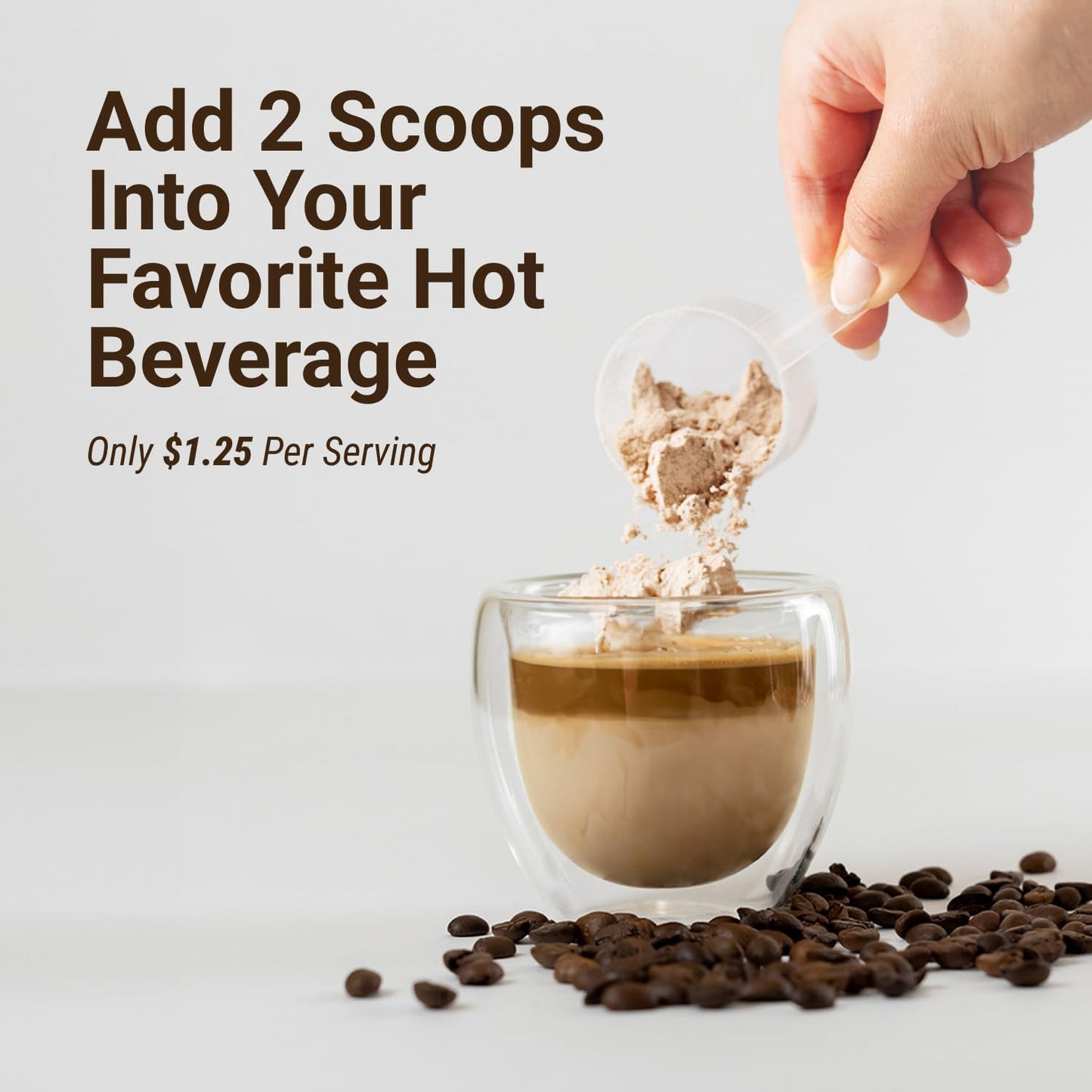 Naked Collagen Mocha Coffee Creamer - Dairy-Free, Gluten-Free, GMO-Free - 40 Servings - Hair, Skin, and Nails Support