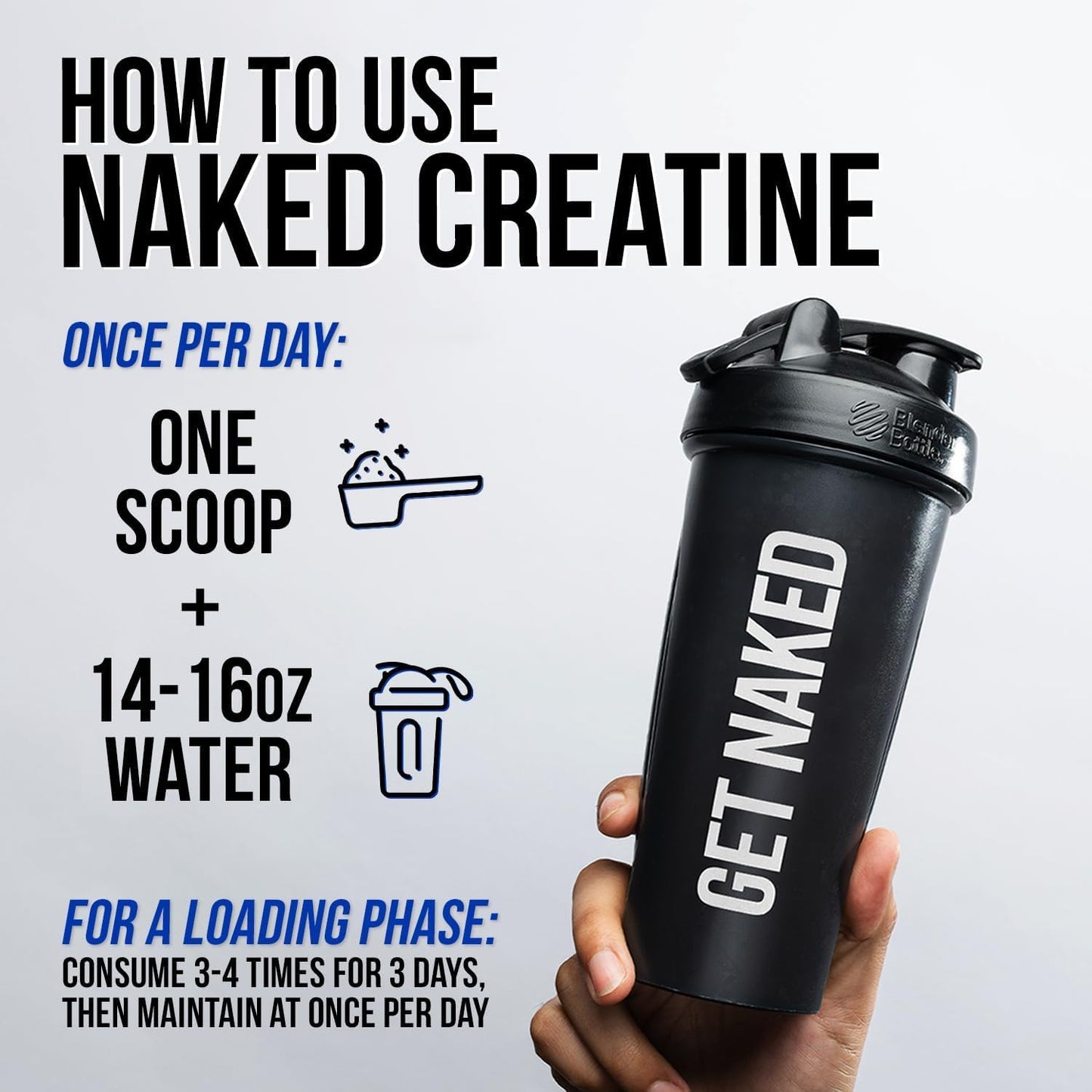 Naked Nutrition Lemon Lime Micronized Creatine Monohydrate - 42 Servings, 500g, Vegan & Non-GMO - Boost Strength Naturally
