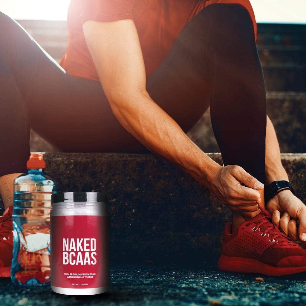 Naked Nutrition Vegan Energy and Performance Bundle: Stimulant-Free Energy + BCAAS Amino Acids Powder - BoostGo Australia