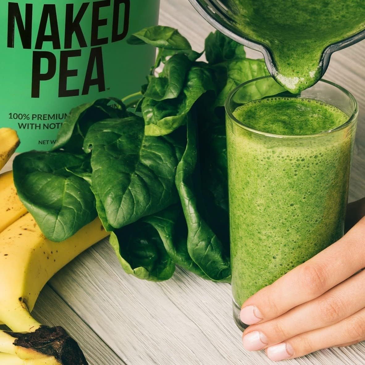 Naked Nutrition Vegan Pea Protein Sample Pack - Chocolate, Vanilla, & Plain Flavor Options