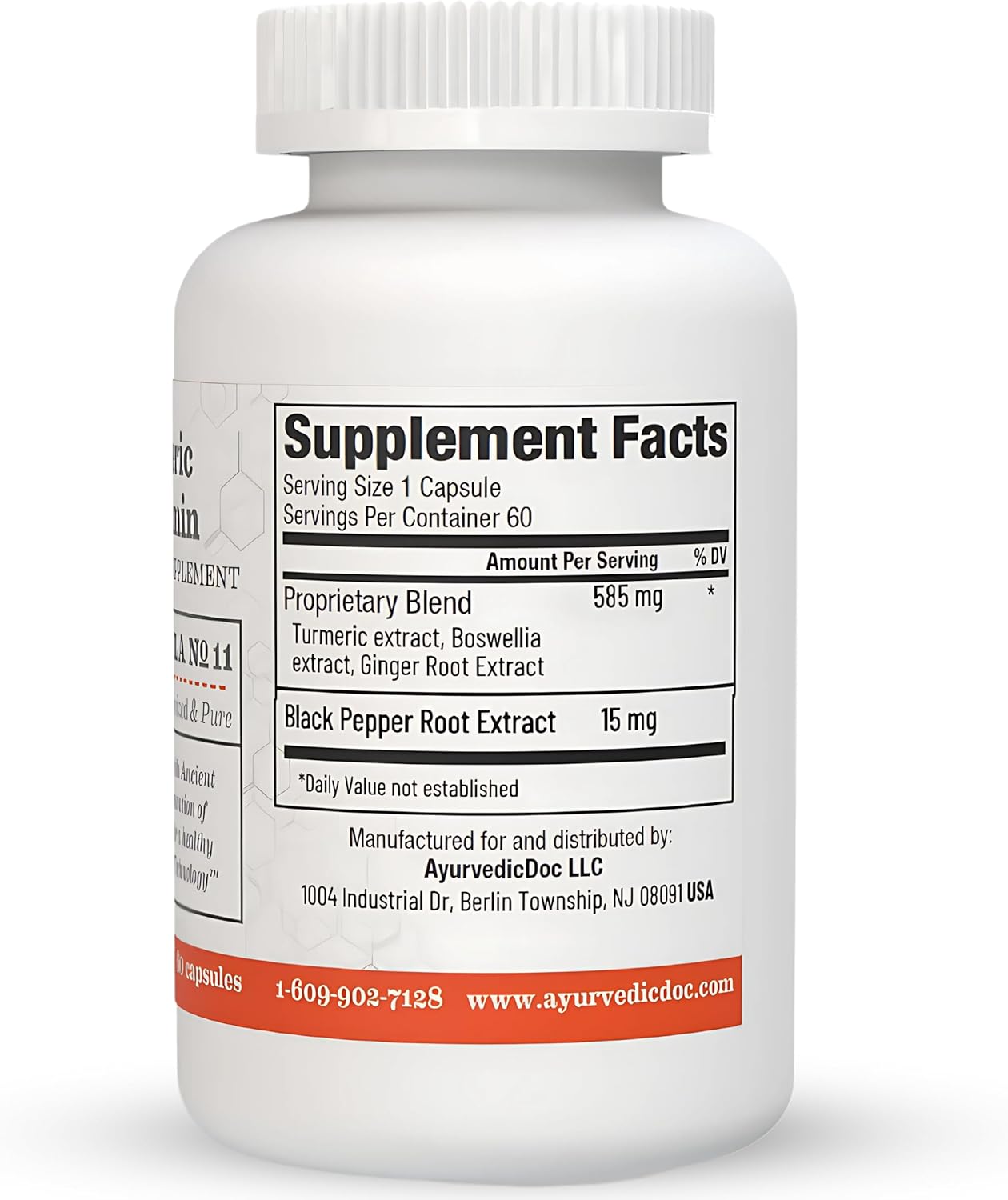 Nano Meda® Turmeric Curcumin with Boswellia | High Absorption Joint Support Supplement, 60 Capsules