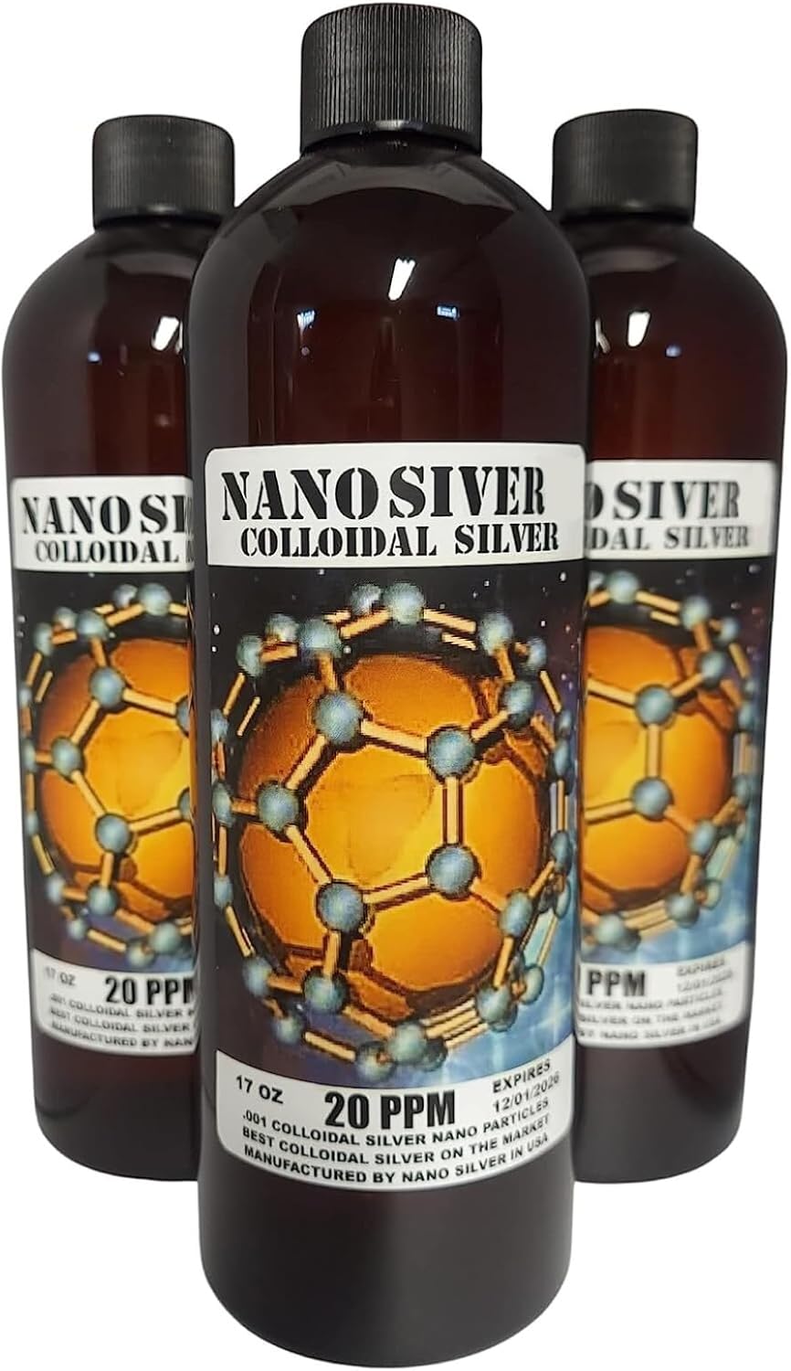 Nano Silver and Niacin (B3) Mineral Supplements - 18 Capsules, 800mg