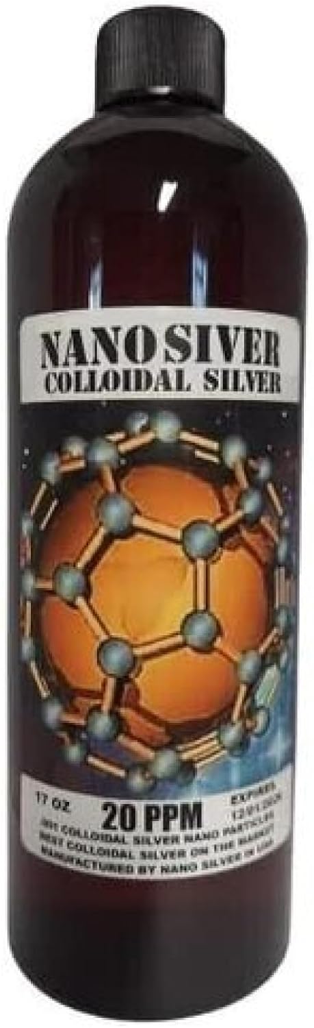 Nano Silver and Niacin (B3) Mineral Supplements - 18 Capsules, 800mg
