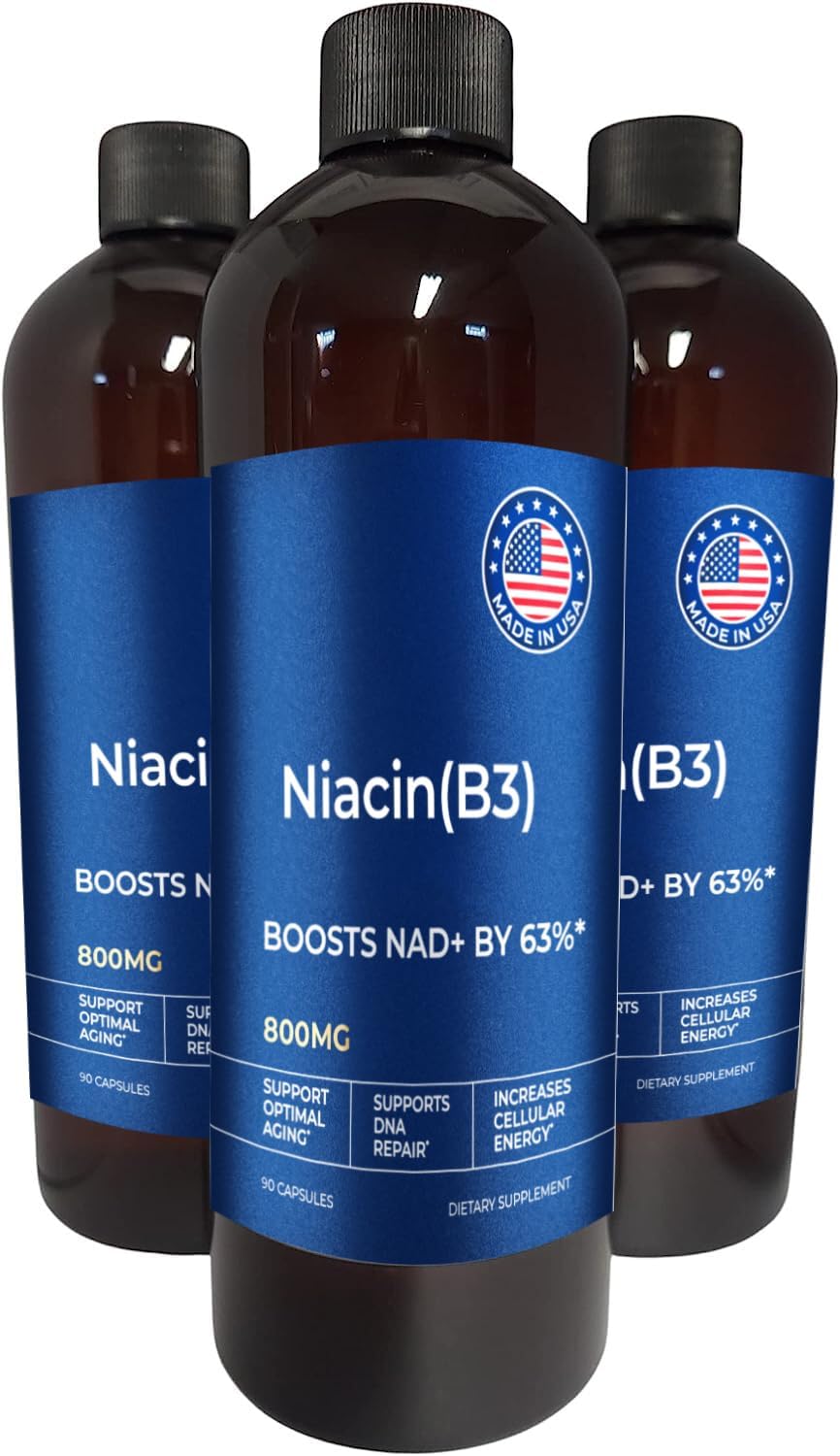 Nano Silver B3 Niacin Supplements - 20 Capsules for Immune Support