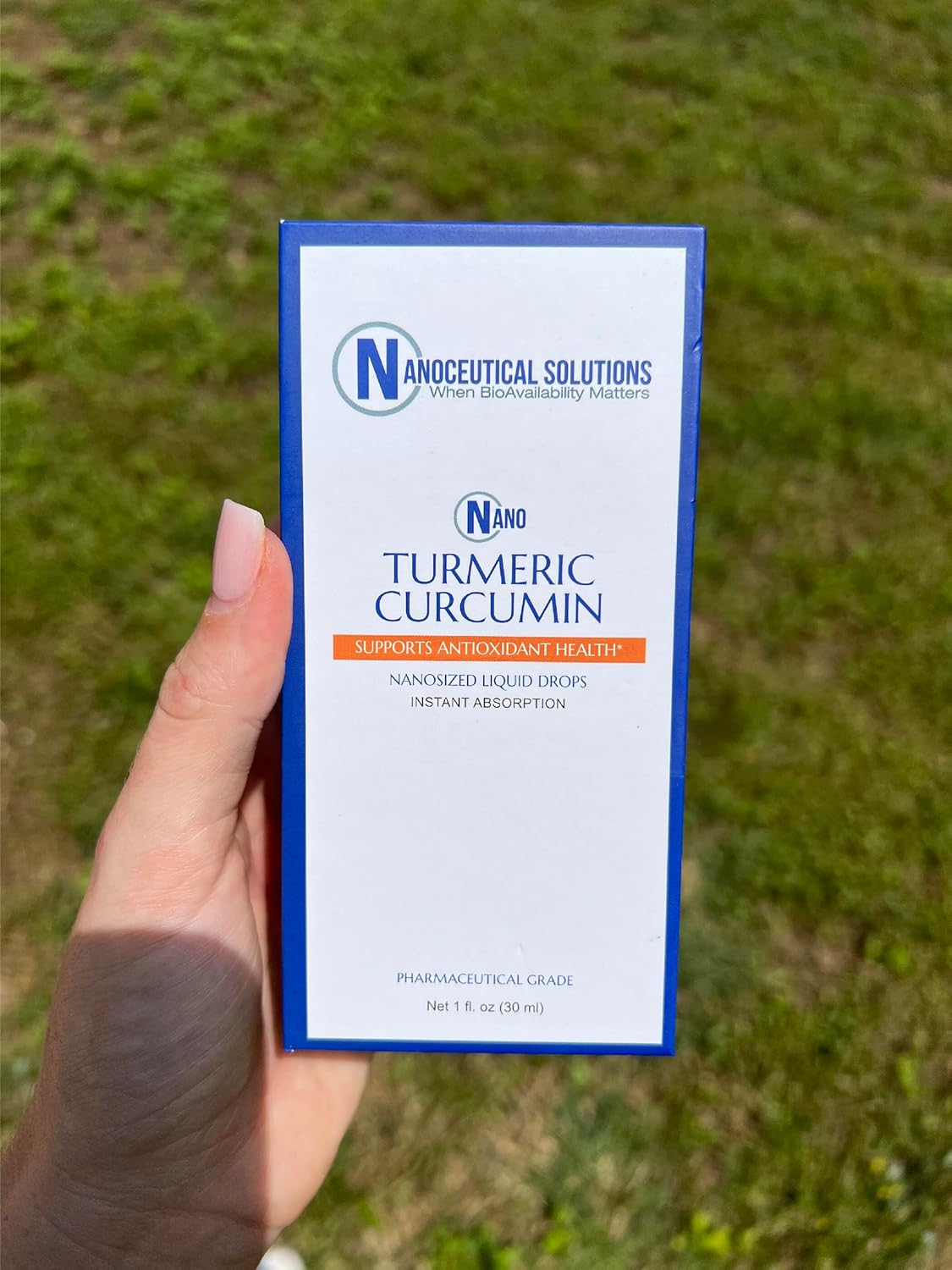 Nanoceutical Solutions Nano Turmeric Curcumin Drops - Organic Vegan Non-GMO Formula for Joint, Digestive, Liver & Heart Health - Highly Bioavailable Nano Particles for Rapid Absorption - 30 ml Bottle - BoostGo Australia