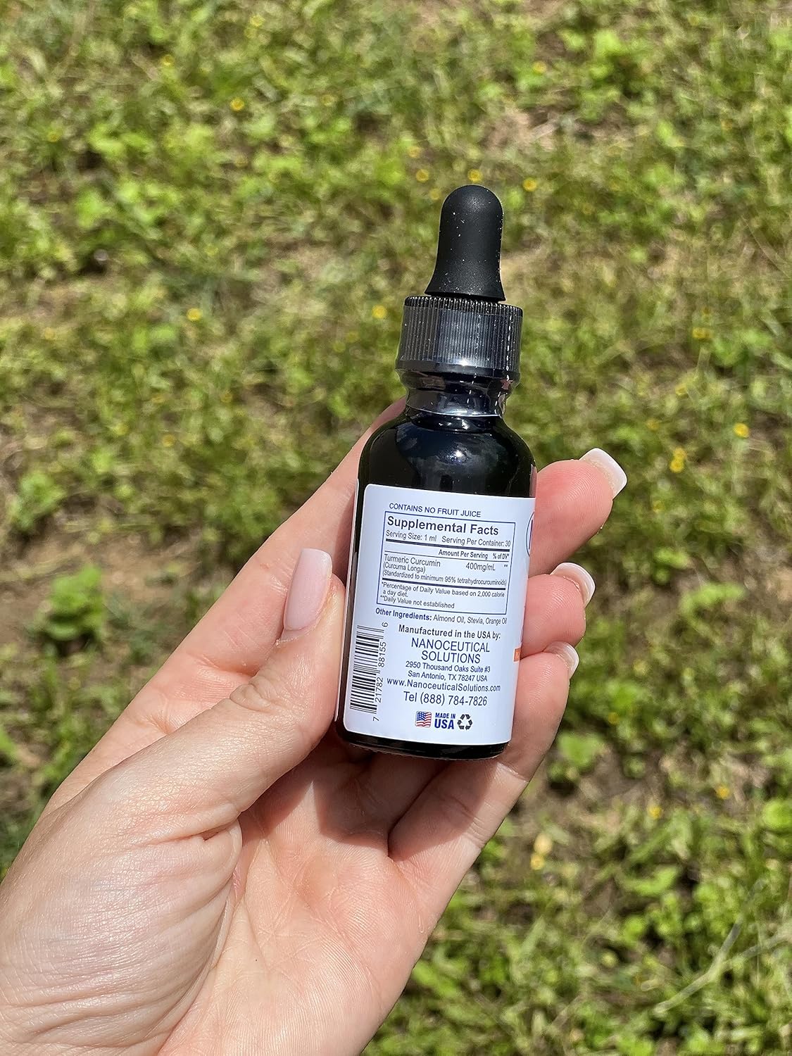 Nanoceutical Solutions Nano Turmeric Curcumin Drops - Organic Vegan Non-GMO Formula for Joint, Digestive, Liver & Heart Health - Highly Bioavailable Nano Particles for Rapid Absorption - 30 ml Bottle - BoostGo Australia