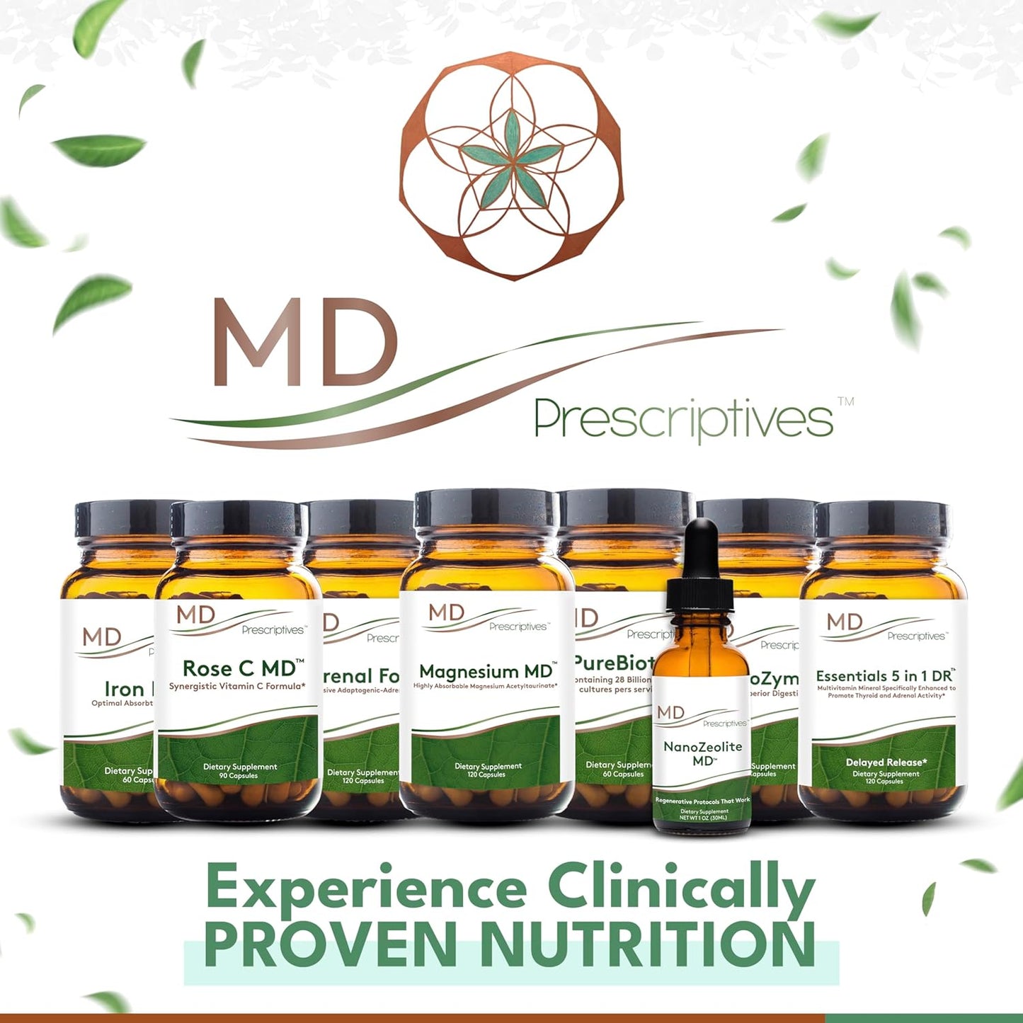 NanoZeolite MD by MD Prescriptives - Liquid Zeolite Solution - 60 Servings - 1 fl oz