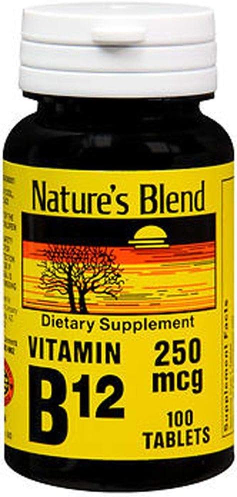 NAT B Vitamin B12 Tablets - Natural Blend, 100 Count
