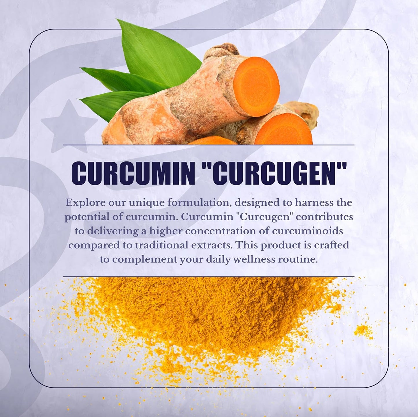 NATION HEALTH MD Turmeric Curcumin Extract - Powerful Antioxidant Supplement for Immune Support