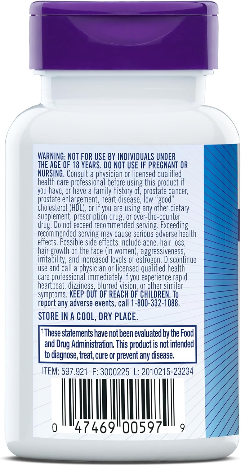 Natrol DHEA 25mg with Calcium Dietary Supplement for Hormone Balance and Mood Support, 90 Tablets