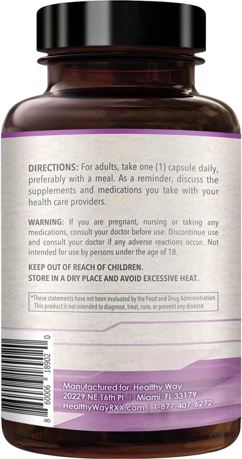 Natural 150mg Pterostilbene Antioxidant Supplement - Supports Healthy Aging, Immune System, Heart, Skin, and Brain - Non-GMO, Made in USA - 180 Servings