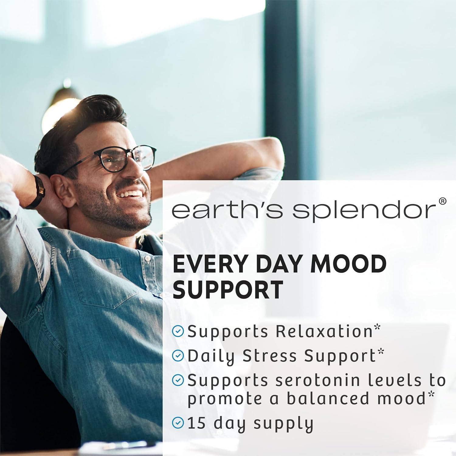 Natural 5-HTP Supplement for Mood Balance & Stress Relief - 100mg Capsules for Men & Women - Non-GMO, Preservative-Free