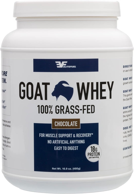 Natural Chocolate Grass-Fed Goat Whey Protein by CFS Nutrition