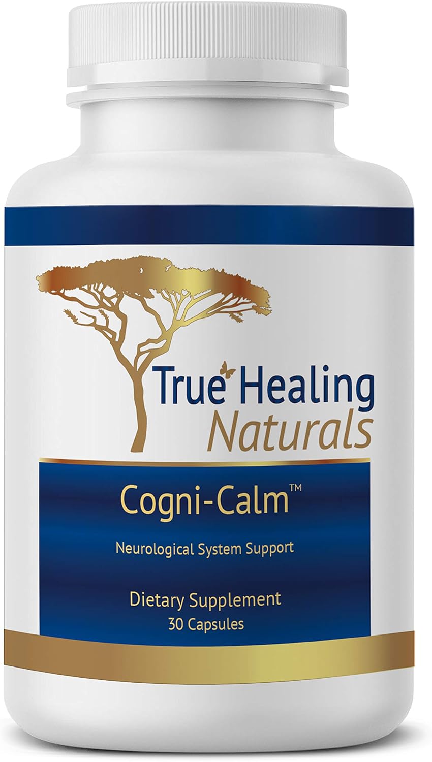Natural Cogni-Calm Capsules for Neurological System Support and Nervous System Stability - 30 Count