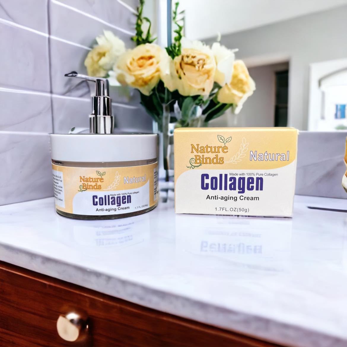 Natural Collagen Anti-Aging Cream by NatureBinds